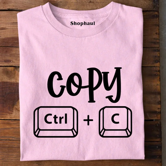 Copy Paste combo T-Shirt Copy Paste combo T-Shirt - Light Baby Pink / S