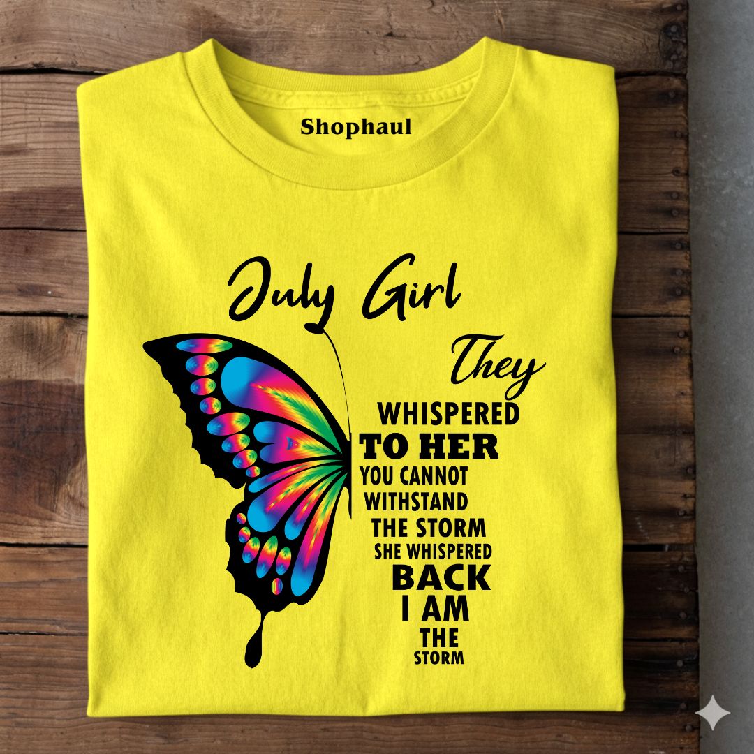 July Birthday Girl T-Shirt