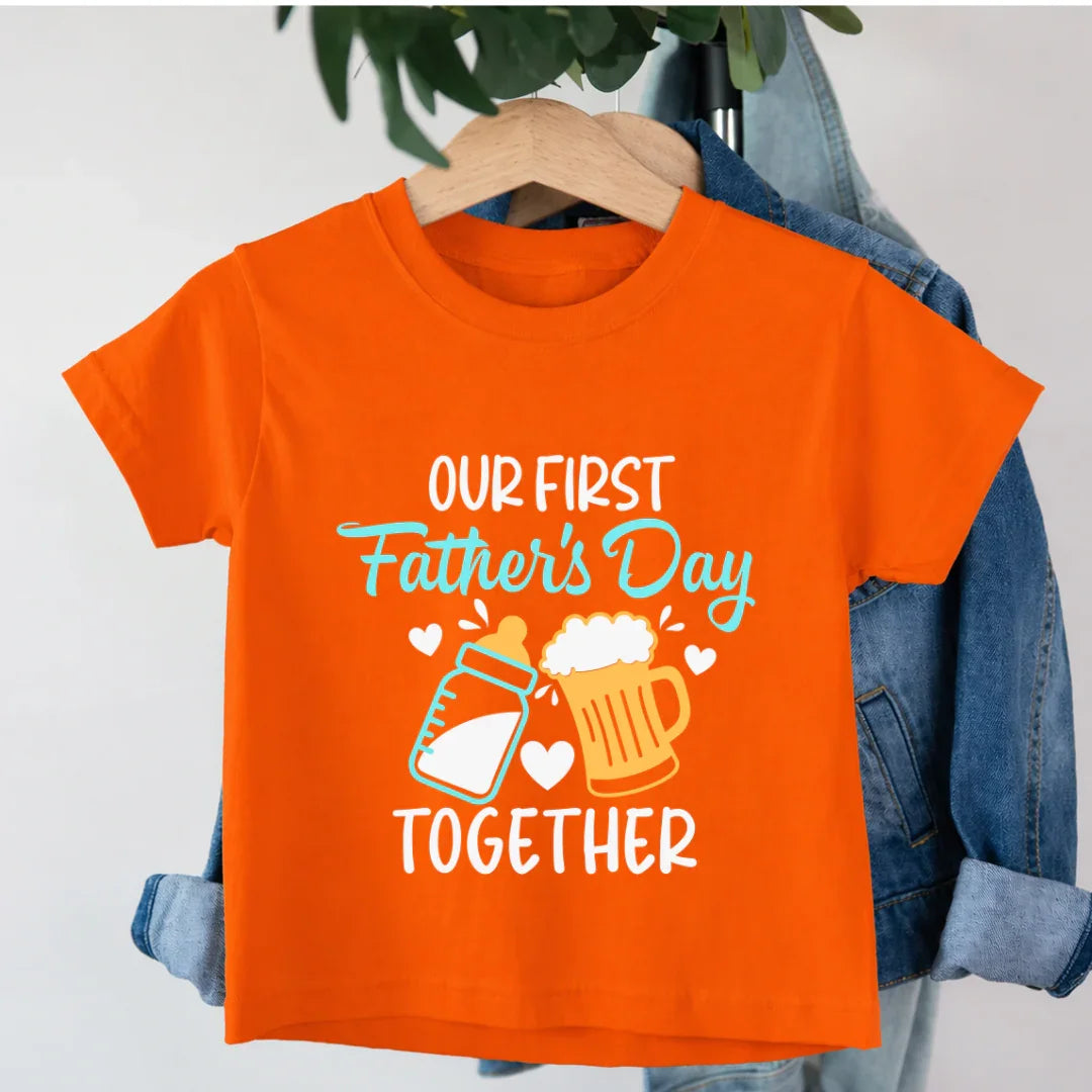 Our First Fathers day Matching Combo T-Shirt Our First Fathers day Matching Combo T-Shirt - Default Title