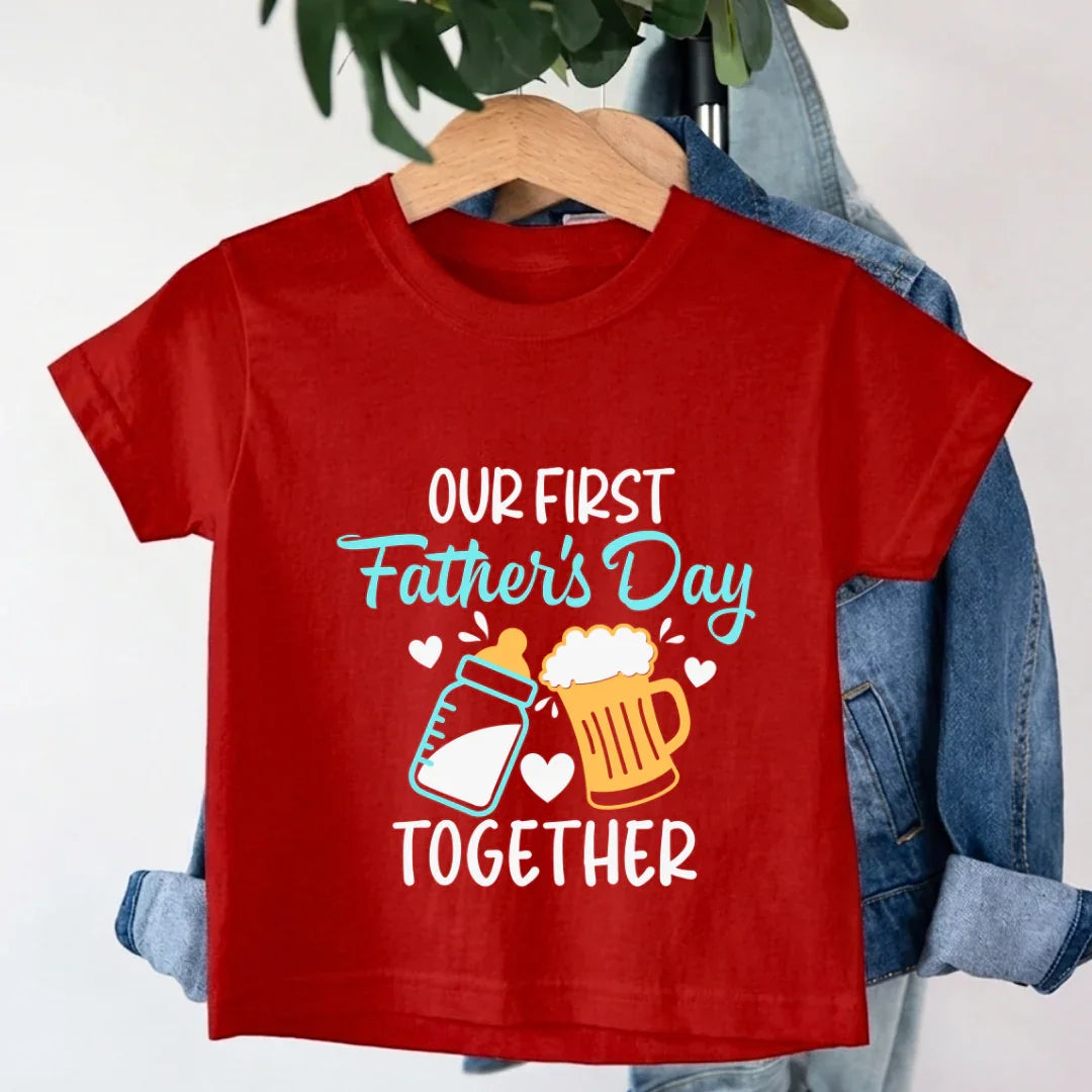 Our First Fathers day Matching Combo T-Shirt Our First Fathers day Matching Combo T-Shirt - Default Title