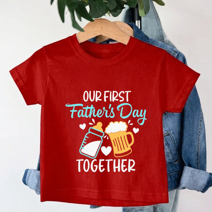 Our First Fathers day Matching Combo T-Shirt Our First Fathers day Matching Combo T-Shirt - Default Title