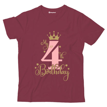 My 4th Birthday T-Shirt