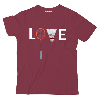 Kids Love Badminton T-Shirt The Shophaul