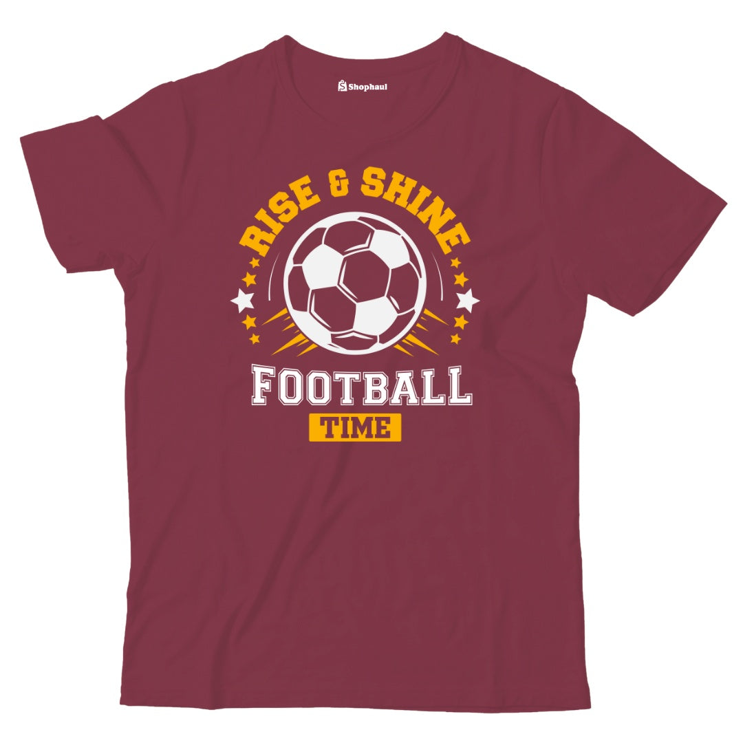 Kids Rise and Shine Football T-Shirt The Shophaul