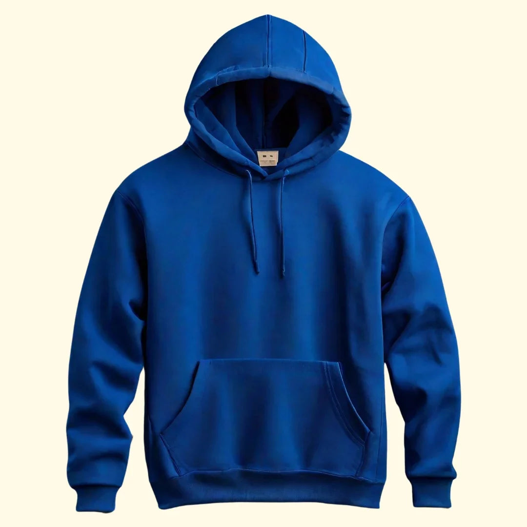 Unisex Plain Hoodie - Royal Blue