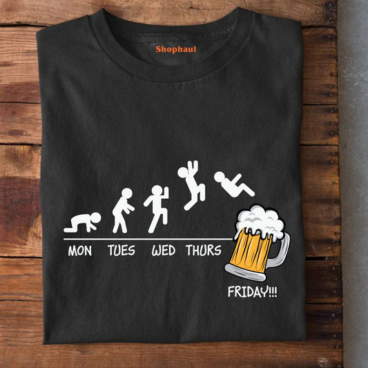 Monday to Friday Beer T-Shirt