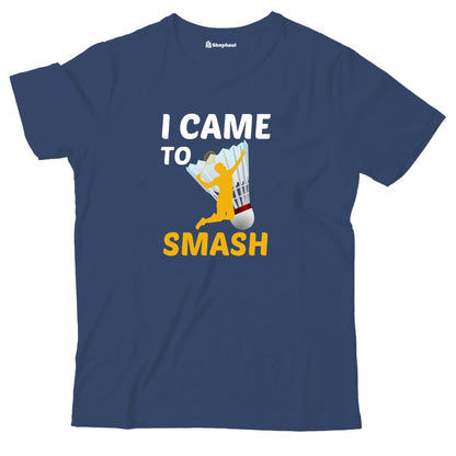 Kids I came to Smash Badminton T-Shirt The Shophaul