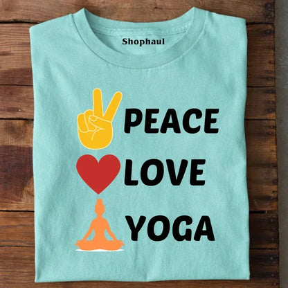 Peace Love Yoga T-Shirt (Clearance Sale)