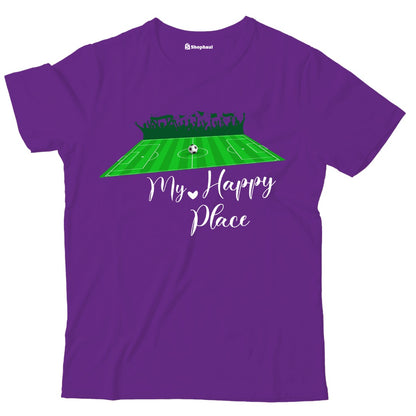 Kids My Happy Place Football T-Shirt The Shophaul