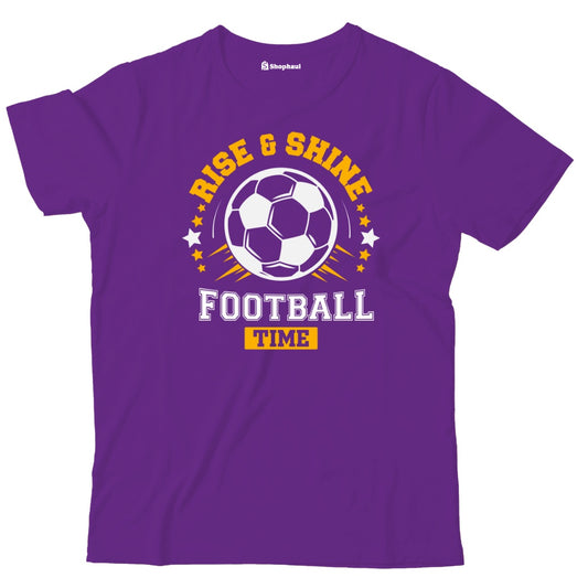 Kids Rise and Shine Football T-Shirt