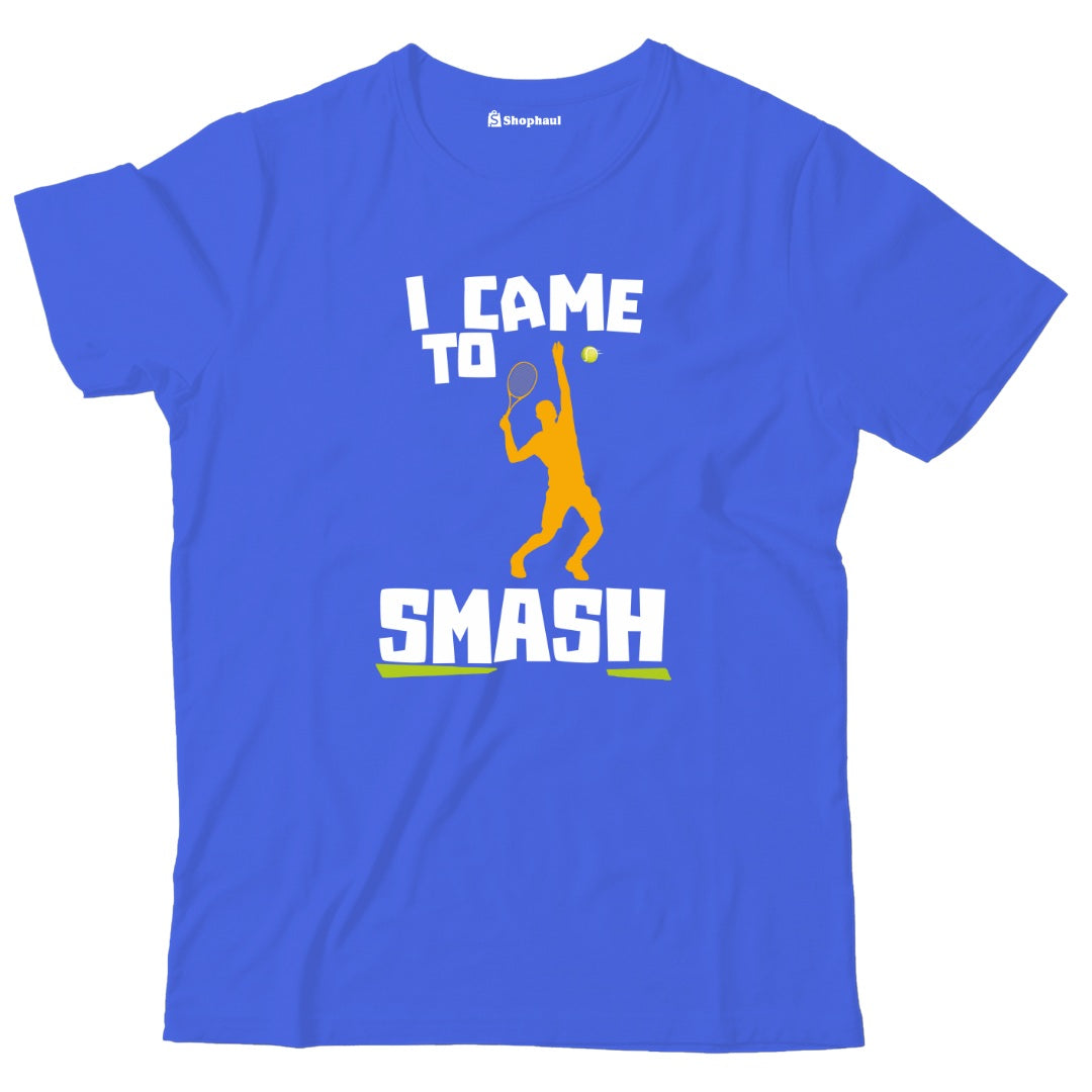 Kids I Came to Smash Tennis T-Shirt The Shophaul