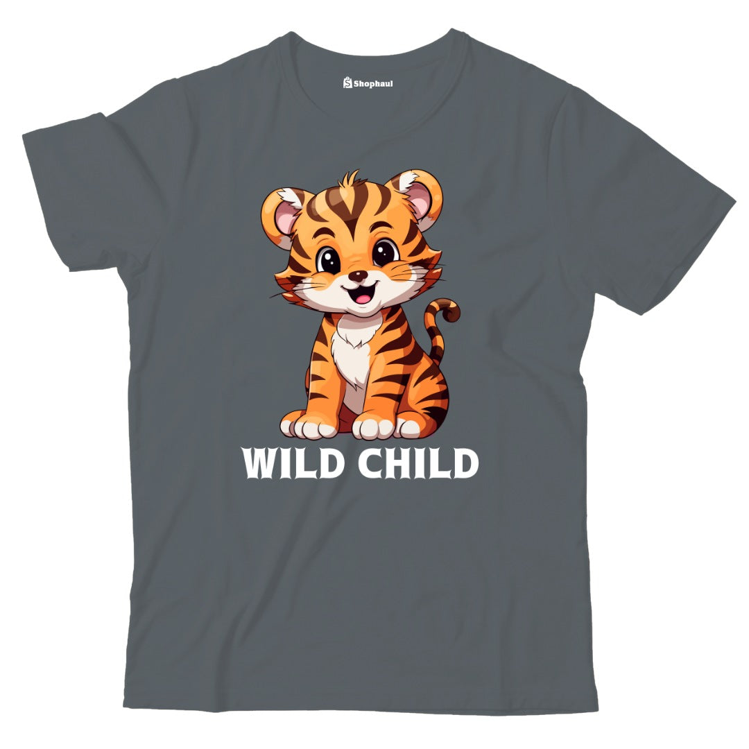 Kids Wild Child Tiger T-Shirt The Shophaul