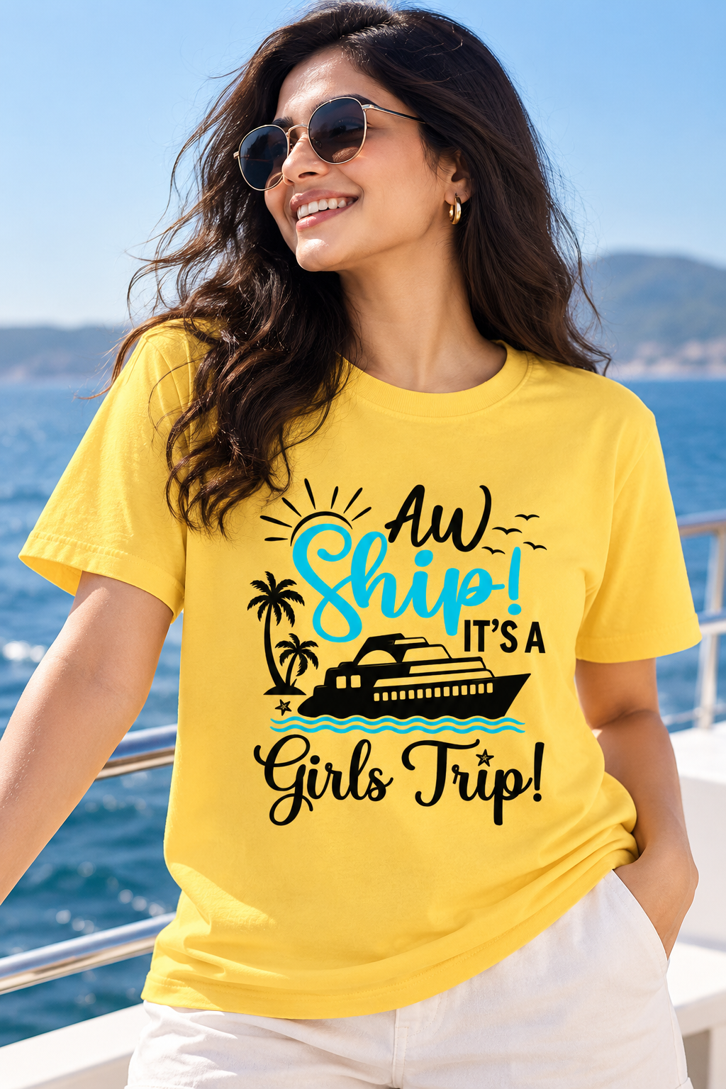 Aw Ship Girls Trip T-Shirt