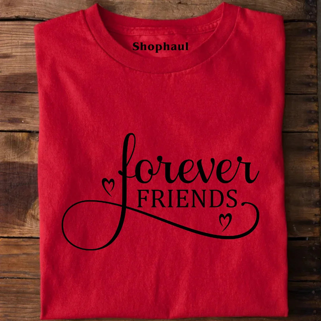 Friends Forever T-Shirt | Matching Friends T-Shirt best friend t shirts, bff t shirts, friends forever t shirt, friends tshirt, matching shirts for friends, t shirt for group of friends