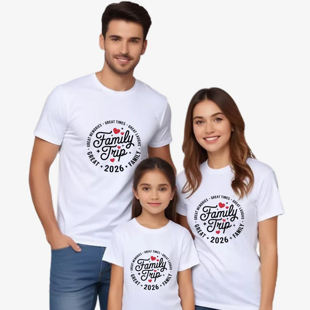 Family Vacation Trip Group T-Shirt - White / S best family travel tshirt,family vacation tshirt,group travel tshirt