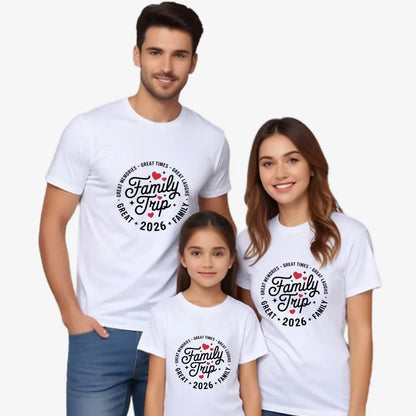 Family Vacation Trip Group T-Shirt - White / S best family travel tshirt,family vacation tshirt,group travel tshirt