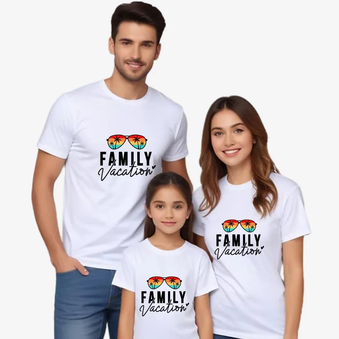 Family Vacation T-Shirt - White / S 