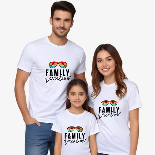 Family Vacation T-Shirt - White / S 