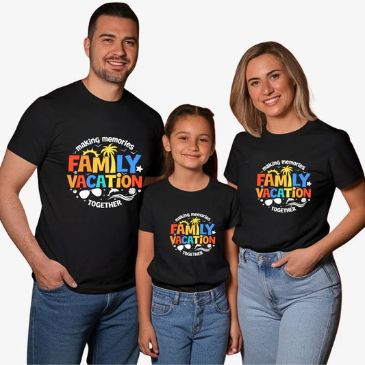 Family Vacation T-Shirt - Black / S best family travel tshirt,family travel tshirt,summer vacation tshirt