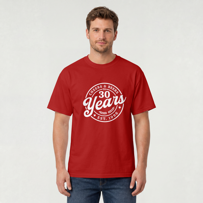 Cheers and Beers to 30 Years T-Shirt