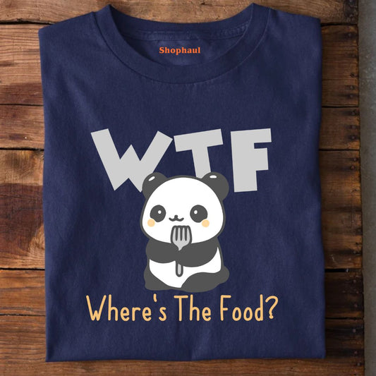 WTF Where the Food Panda T-Shirt
