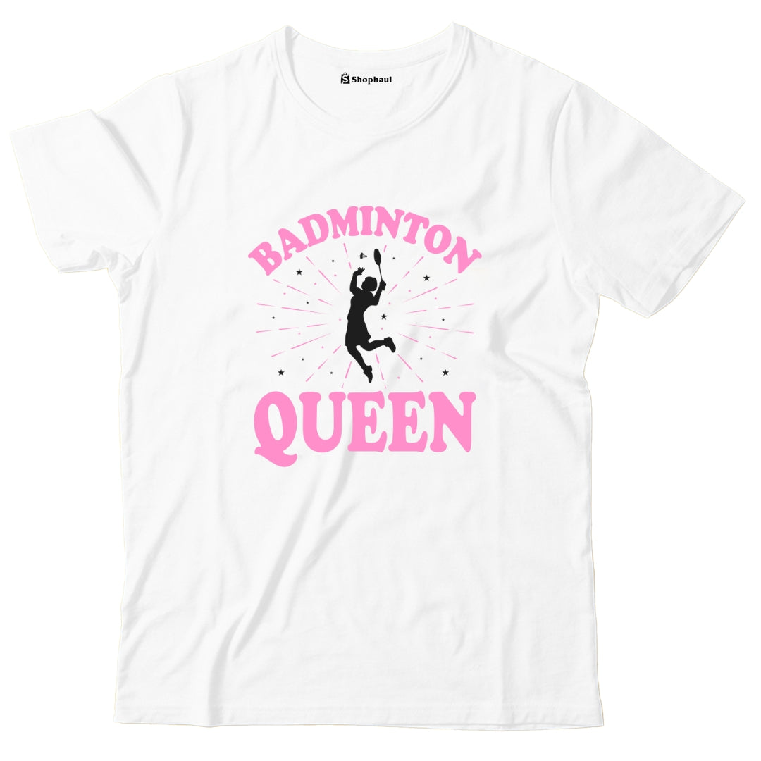 Kids Badminton Queen T-Shirt The Shophaul