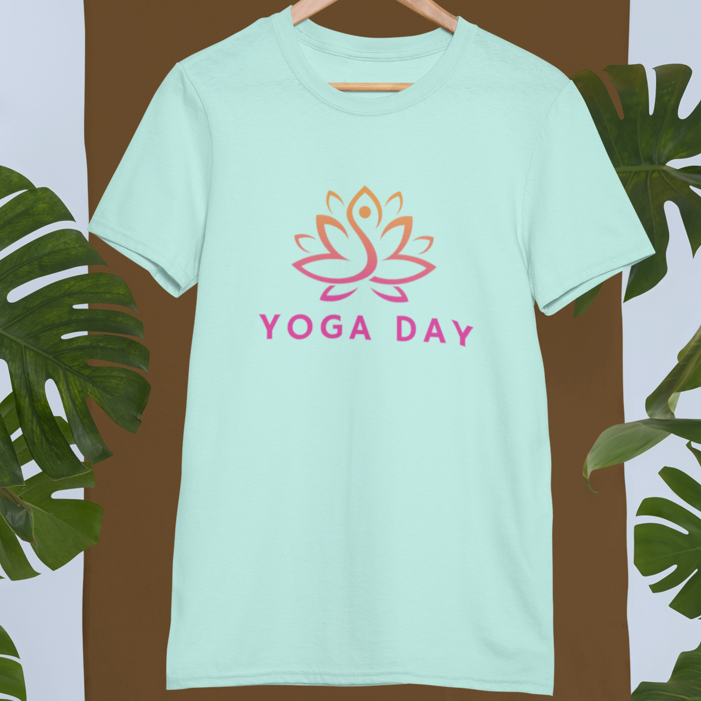 Yoga Day Lotus T-Shirt The Shophaul