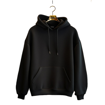 Unisex Plain Hoodie Black - The Shophaul Designs