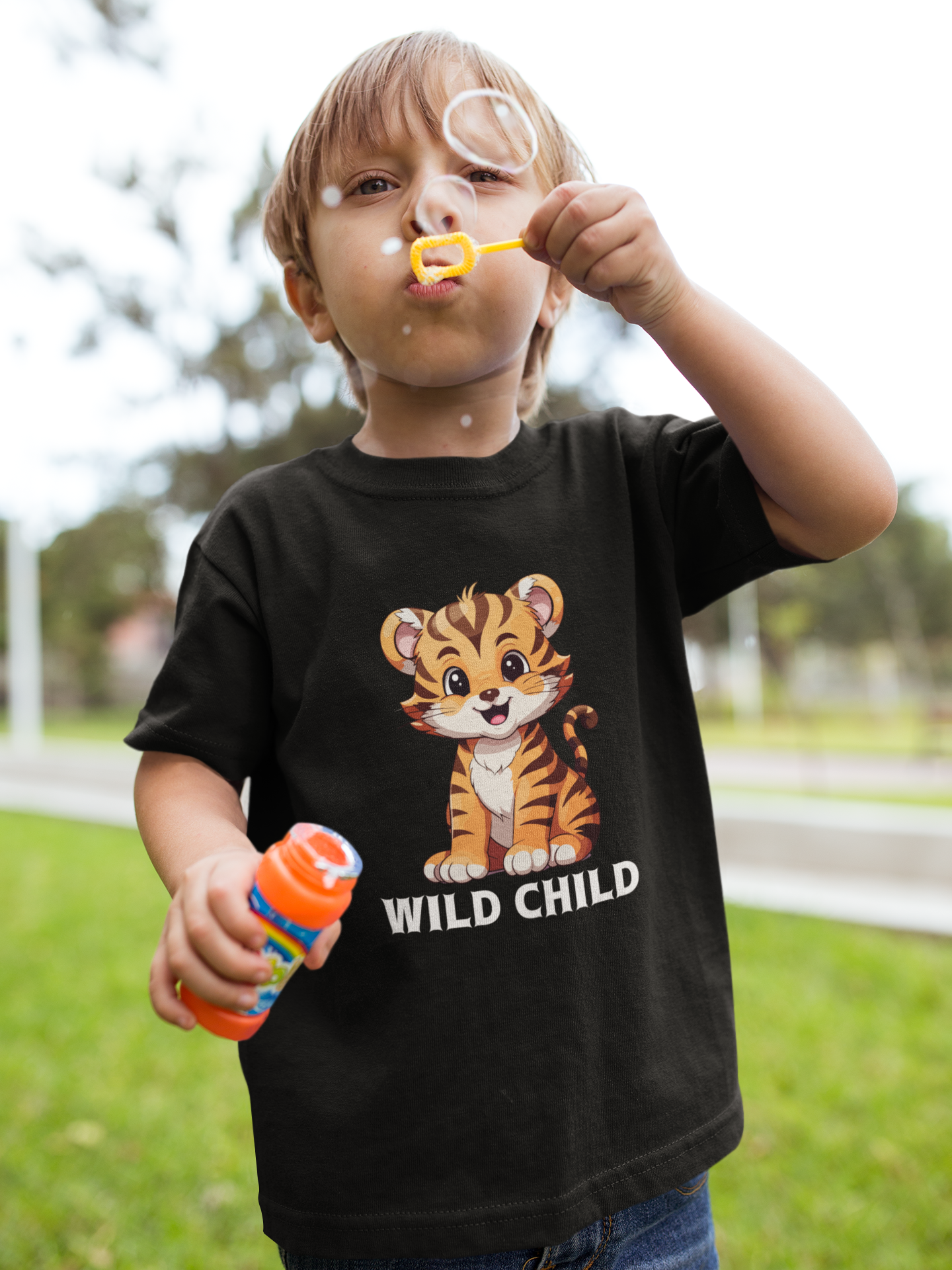 Kids Wild Child Tiger T-Shirt The Shophaul