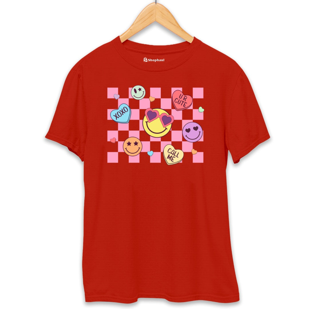 Valentine Smiley T-Shirt The Shophaul