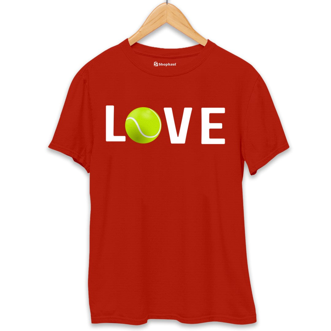 Love Tennis T-Shirt  Brick-Red-XXL