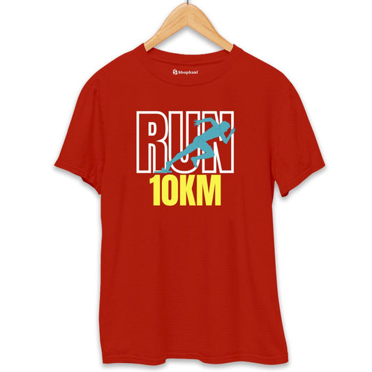 RUN 10KM Running T-Shirt