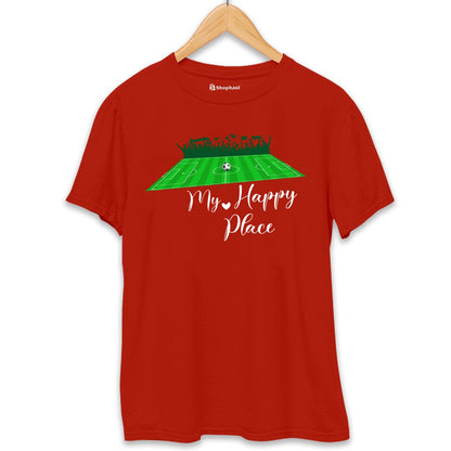 My Happy Place Football T-Shirt The Shophaul