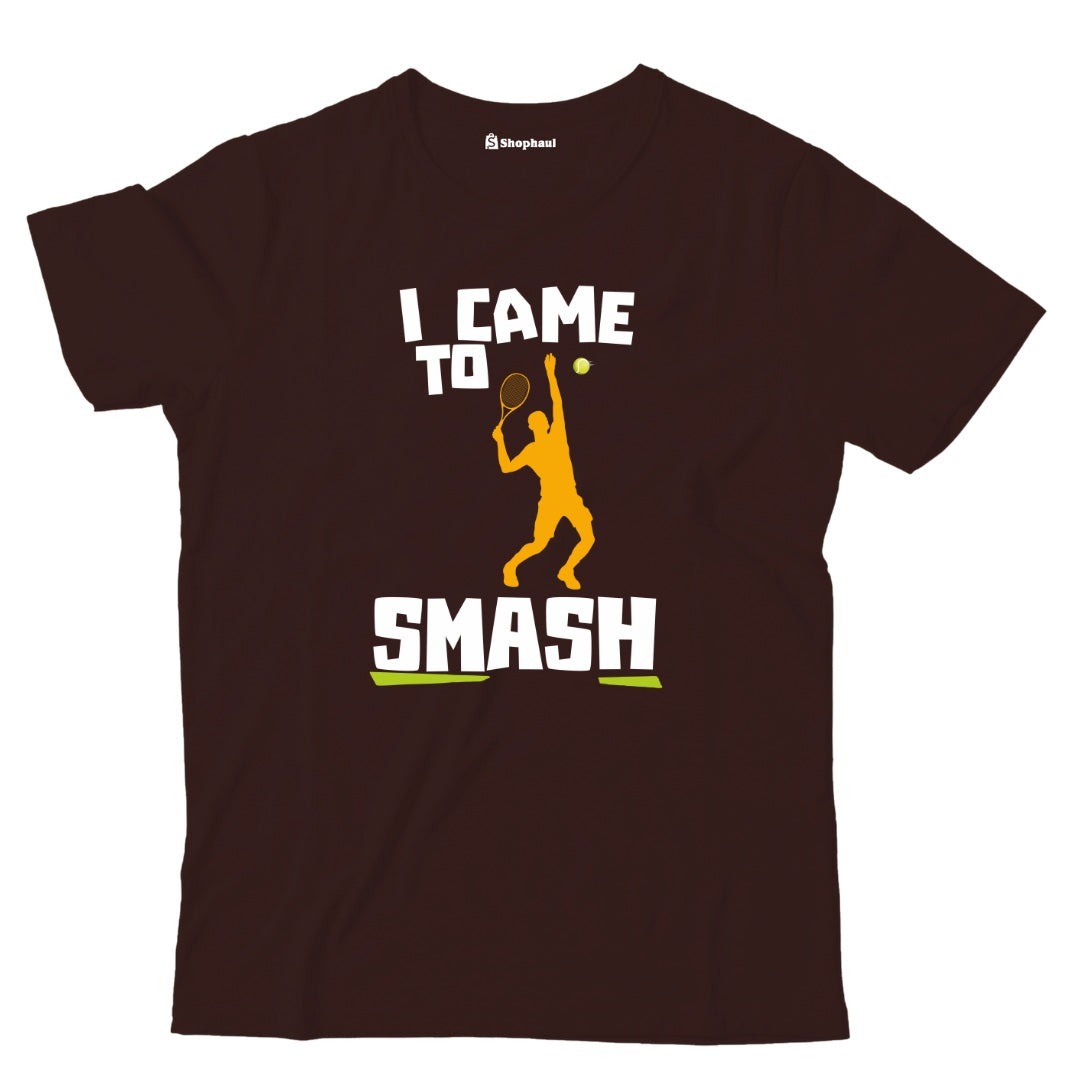 Kids I Came to Smash Tennis T-Shirt The Shophaul