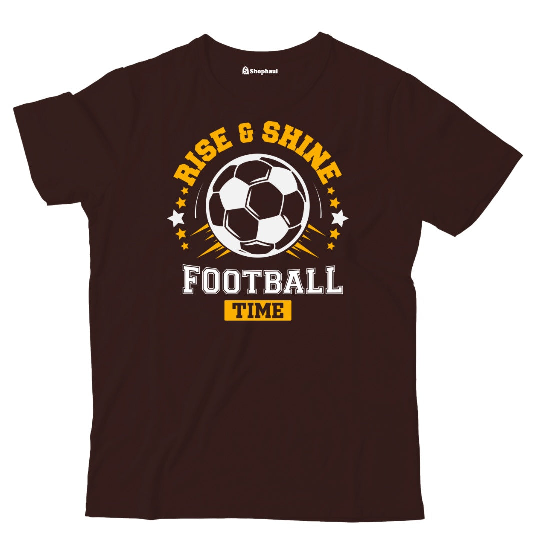 Kids Rise and Shine Football T-Shirt The Shophaul