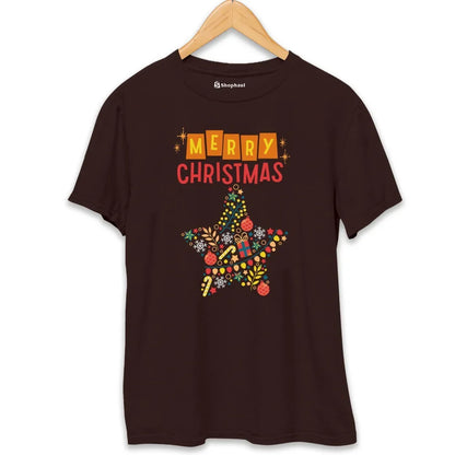 Merry Christmas Star T-Shirt