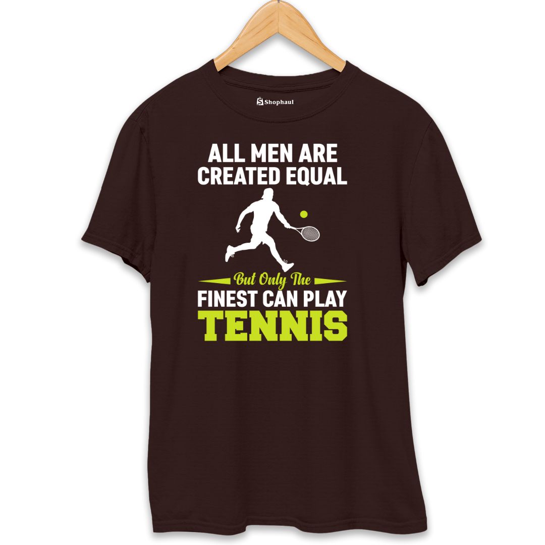 All Men Created Equal Tennis T-Shirt The Shophaul