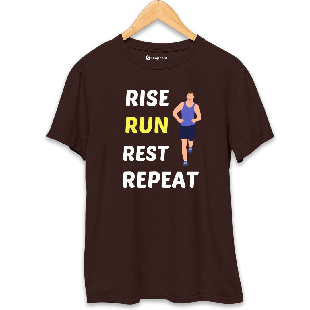Rise Run Rest Running T-Shirt
