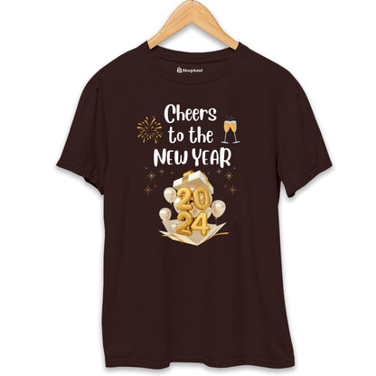 Cheers to New Year T-Shirt The Shophaul