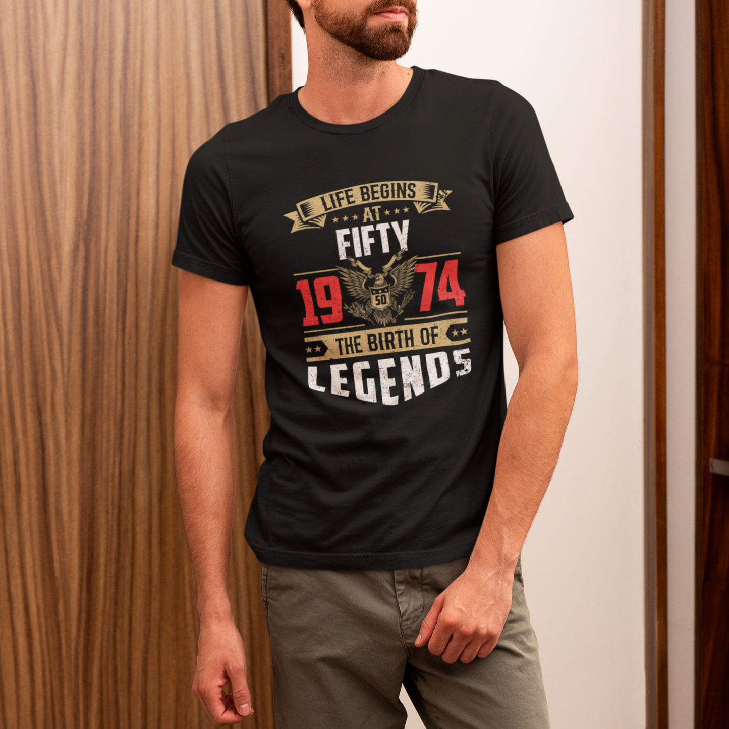 Legends Life Begins at 50 Birthday T-Shirt