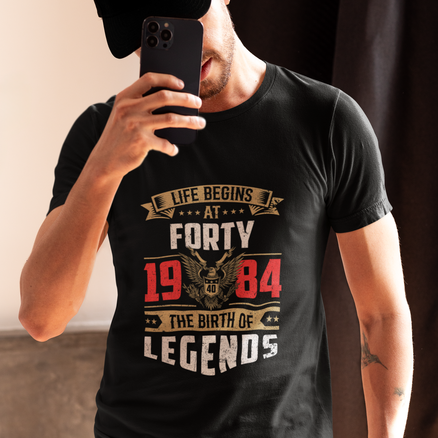 Legends Life Begins at 40 Birthday T-Shirt