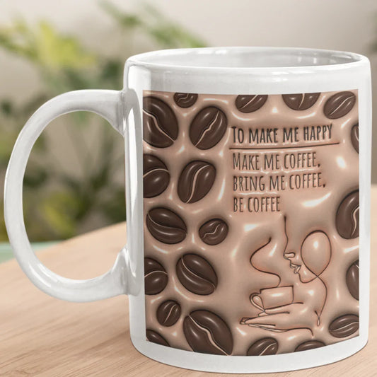 3D Coffee Lover Mug