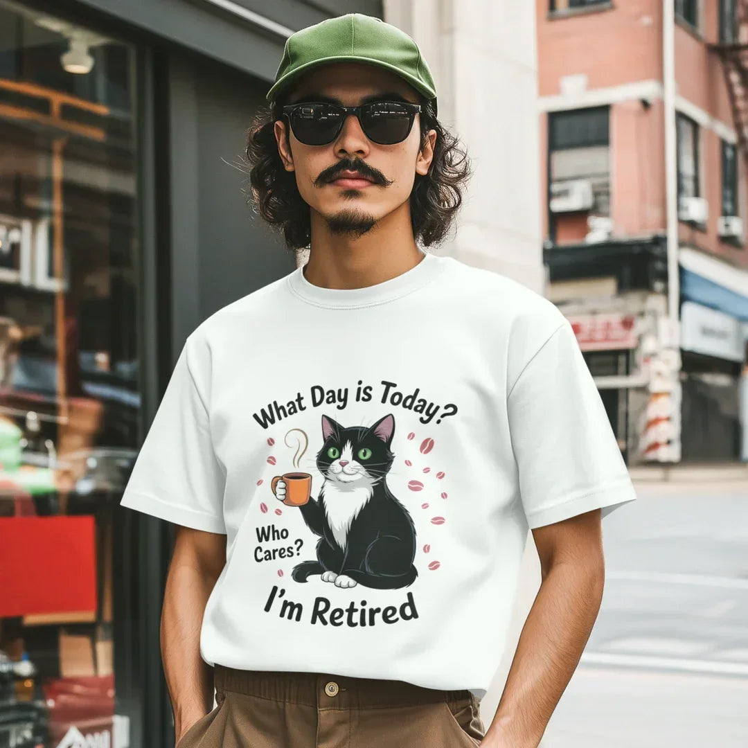 I'M Retired Cat T-Shirt