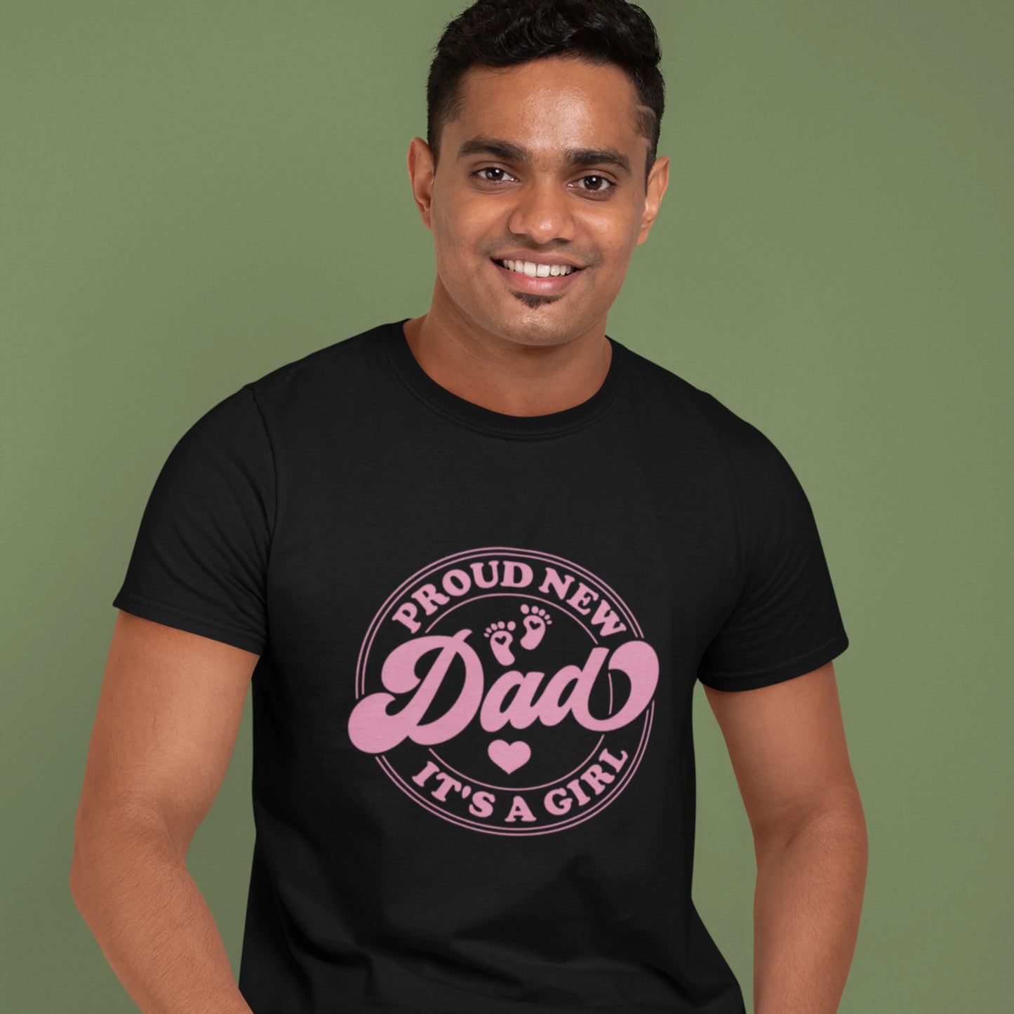 Proud New Dad It's a Girl T-Shirt 