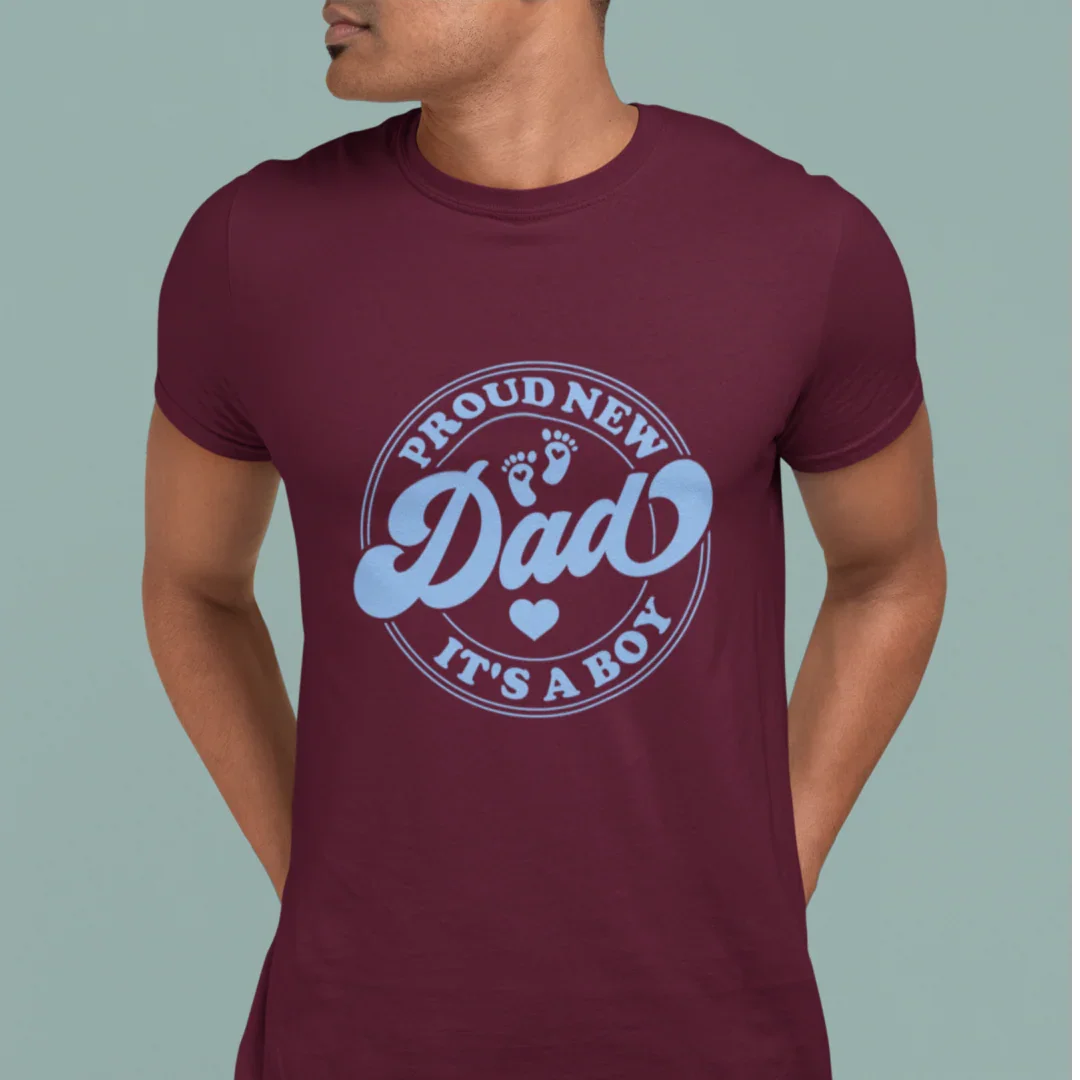 Proud New Dad It's a Boy T-Shirt new dad