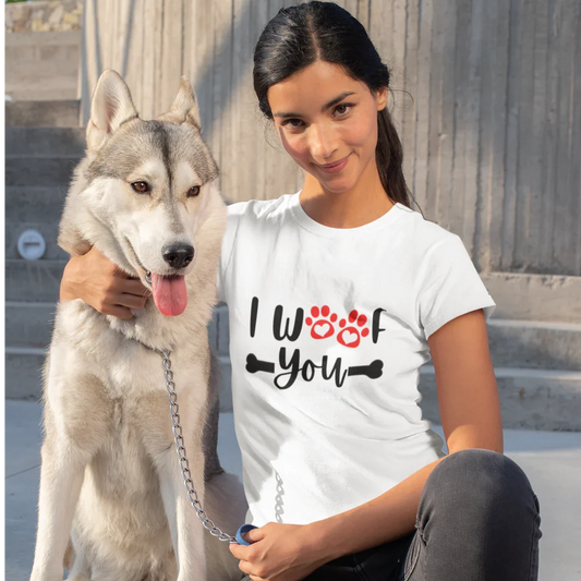 I Woof You T-Shirt for Dog Lovers dog, dog tshirt