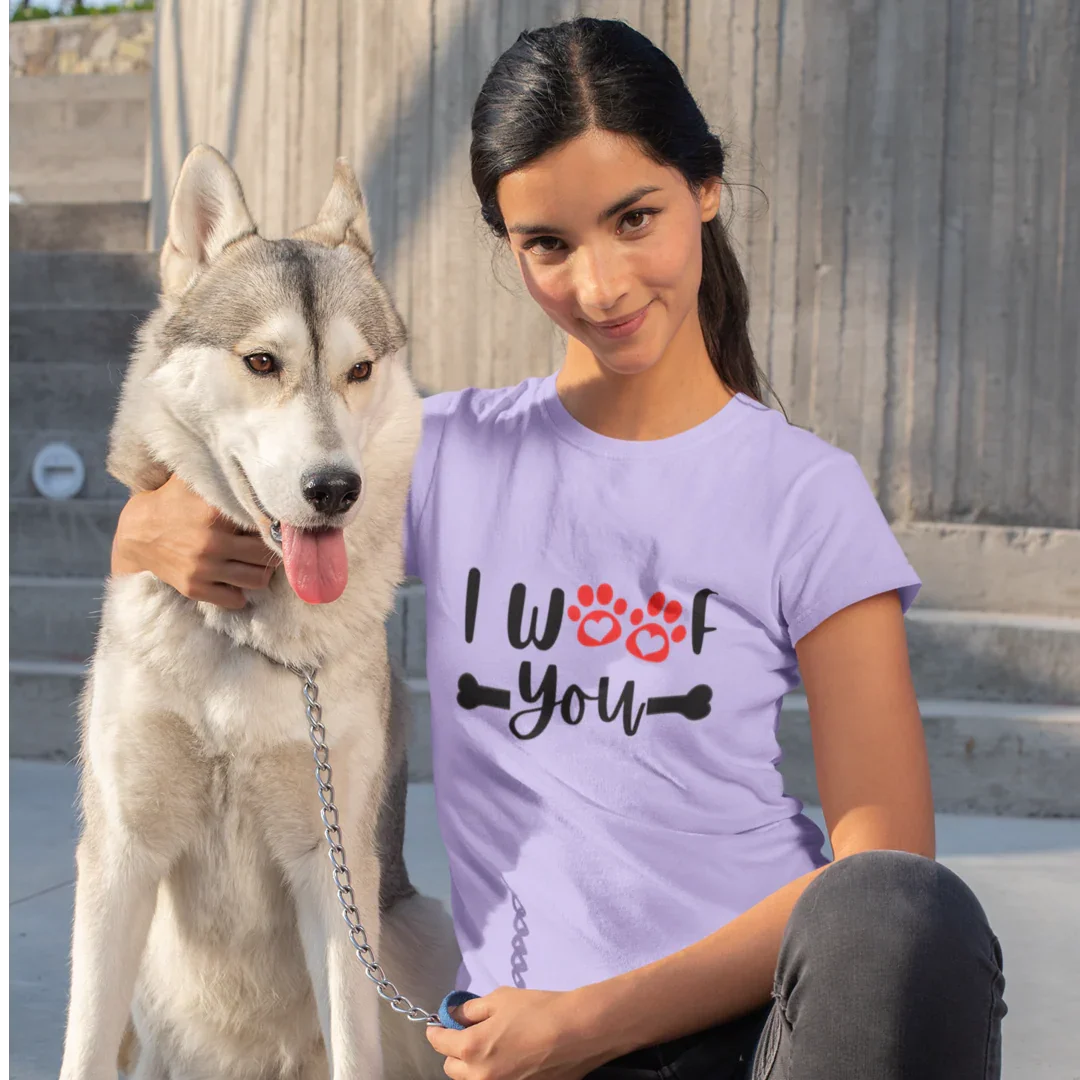 I Woof You T-Shirt for Dog Lovers dog, dog tshirt