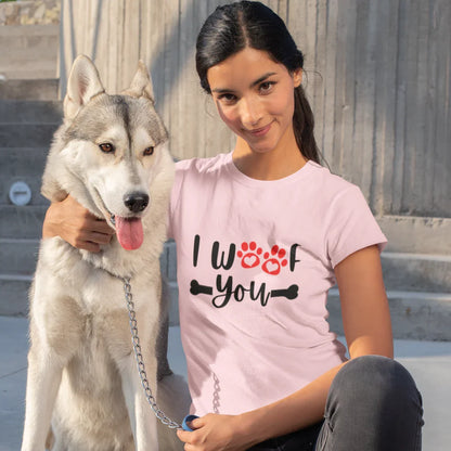 I Woof You T-Shirt for Dog Lovers dog, dog tshirt