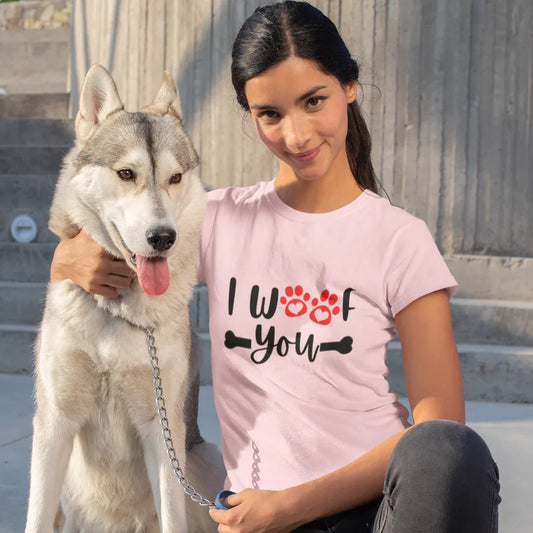 I Woof You T-Shirt for Dog Lovers dog, dog tshirt