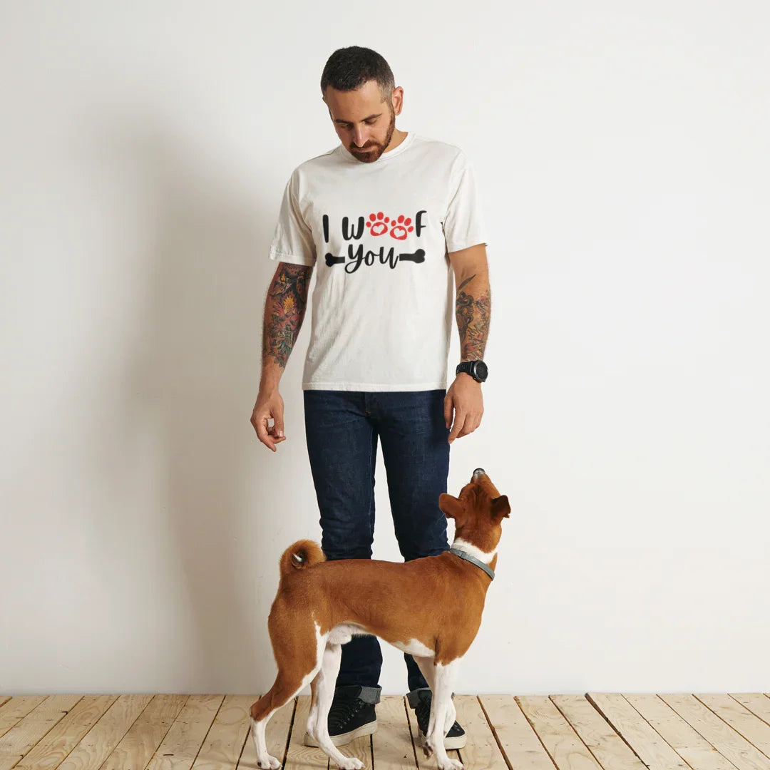 I Woof You T-Shirt for Dog Lovers dog, dog tshirt